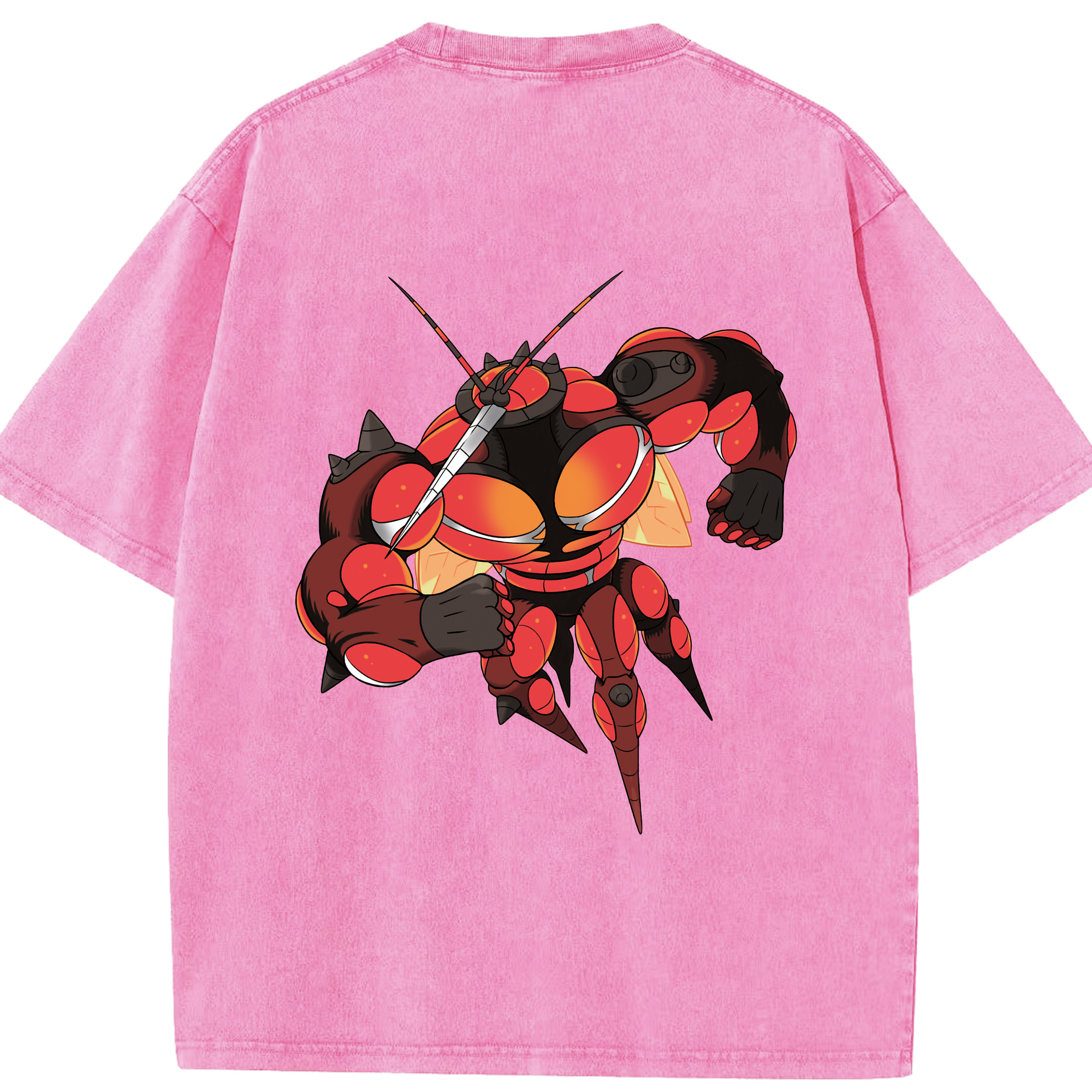 （画像用） ポケットモンスター Pokémon 綿100% ヴィンテージ風 半袖Tシャツ（背面プリント）